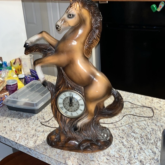 Antique horse clock - Picture 2 of 6